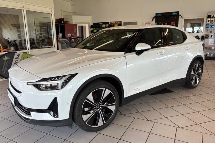 Hvid Polestar 2 fra 2024
