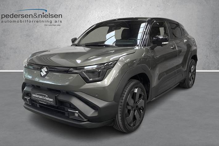Grøn Suzuki e fra 2025 set udefra