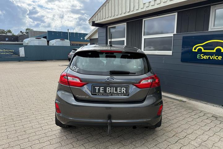 Sort Ford Fiesta fra 2018