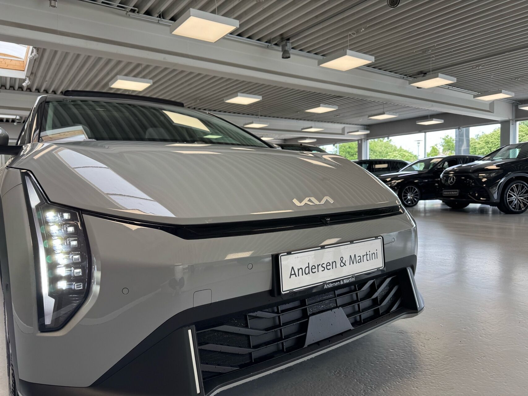 Grå Kia EV4 fra 2026