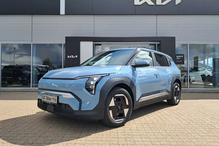 Blå Kia EV3 fra 2026