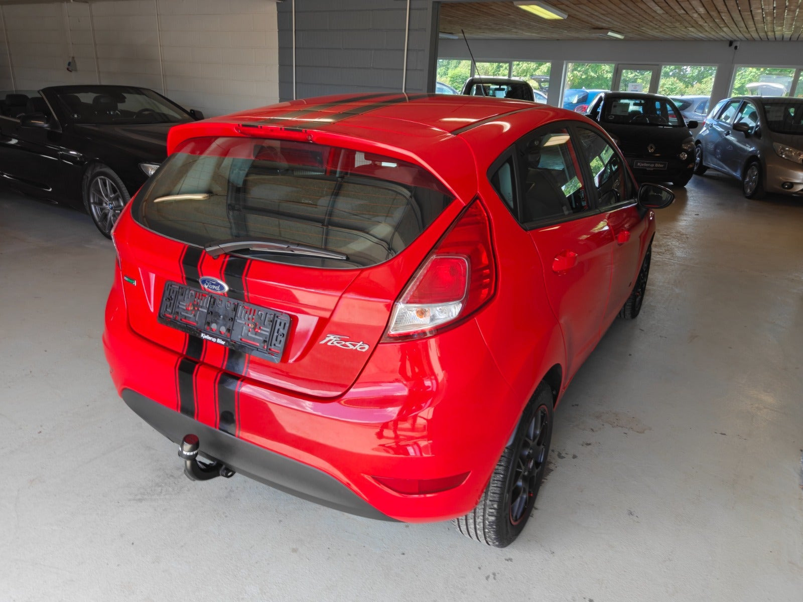 Gul Ford Fiesta fra 2014
