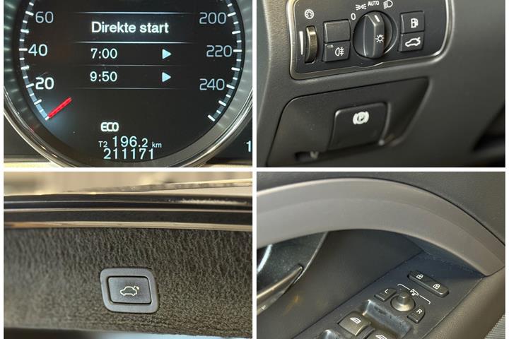 Sort Volvo V70 fra 2015