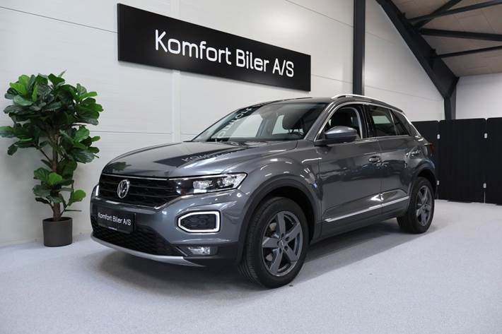 Grå VW T-Roc fra 2020