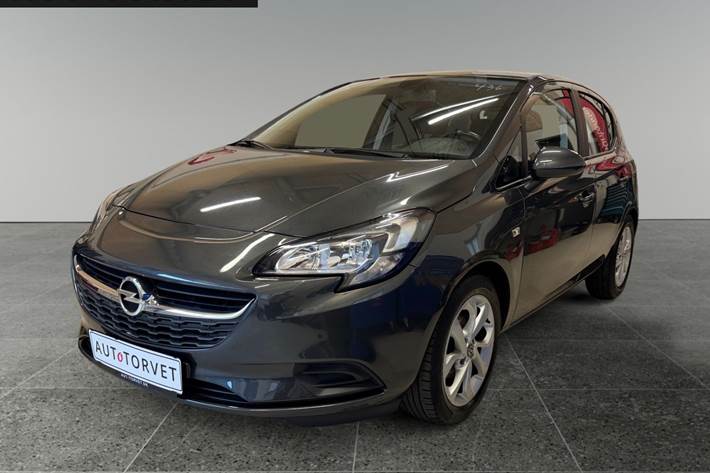 Grå Opel Corsa fra 2017