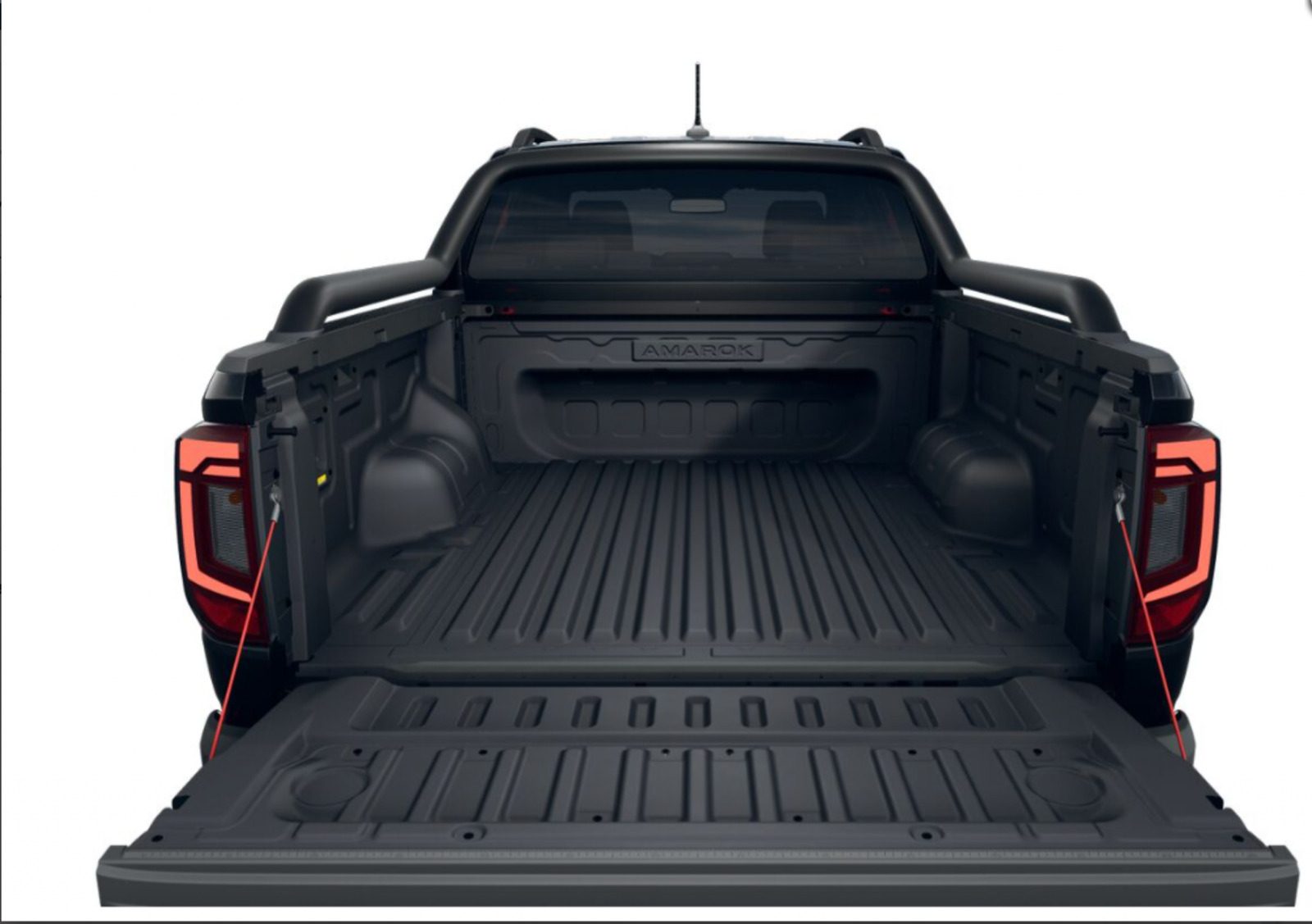 Sort VW Amarok fra 2026