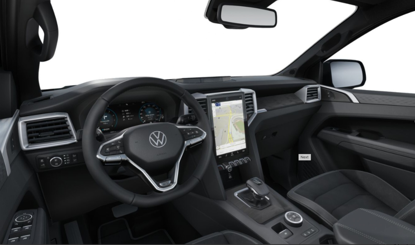 Sort VW Amarok fra 2026