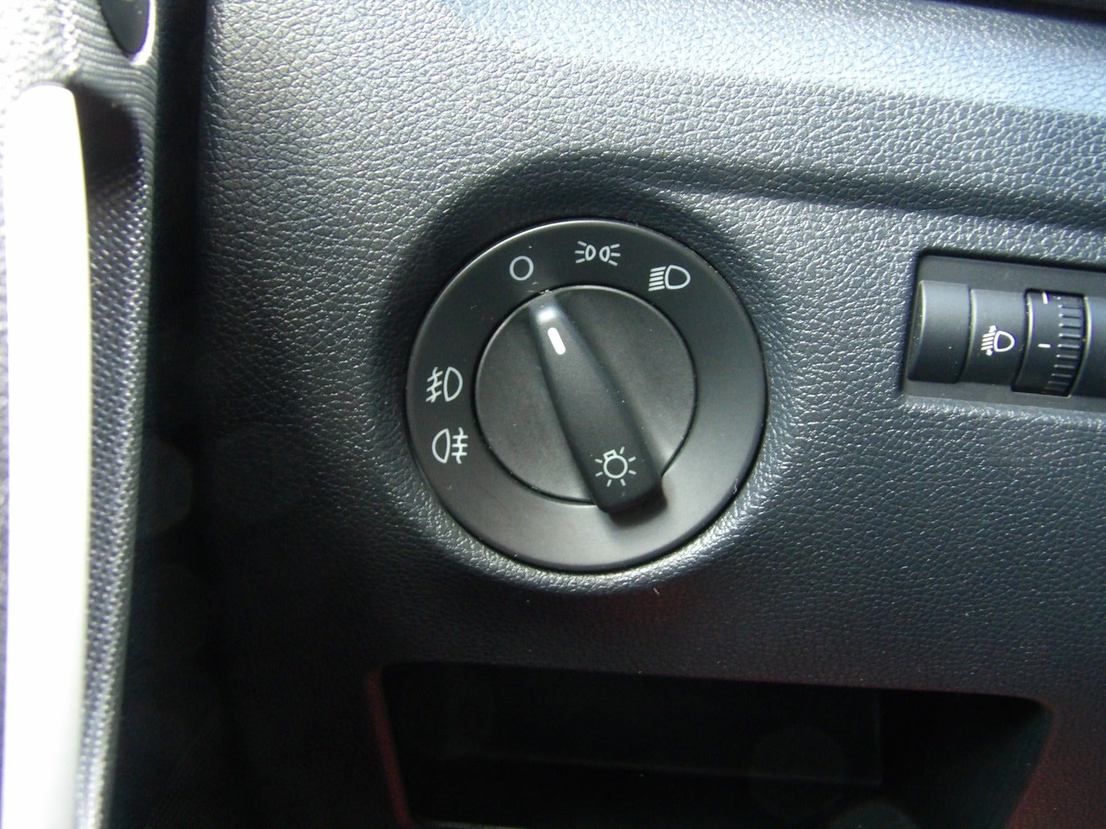 Sort Skoda Fabia fra 2007