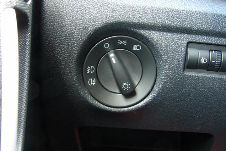 Sort Skoda Fabia fra 2007