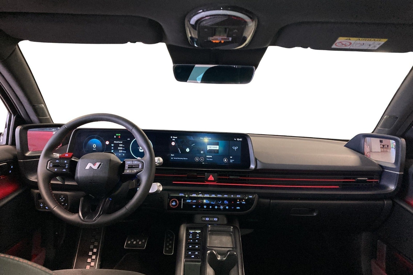Rød Hyundai Ioniq 6 fra 2026