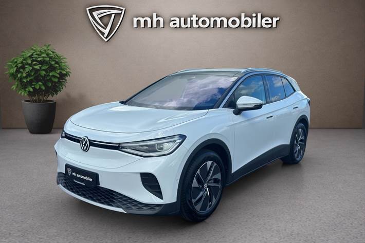 Hvid VW ID.4 fra 2025 set udefra