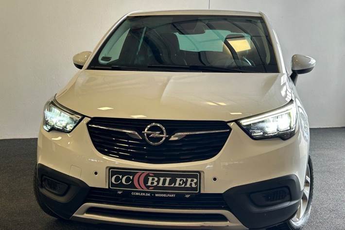 Hvid Opel Crossland X fra 2018