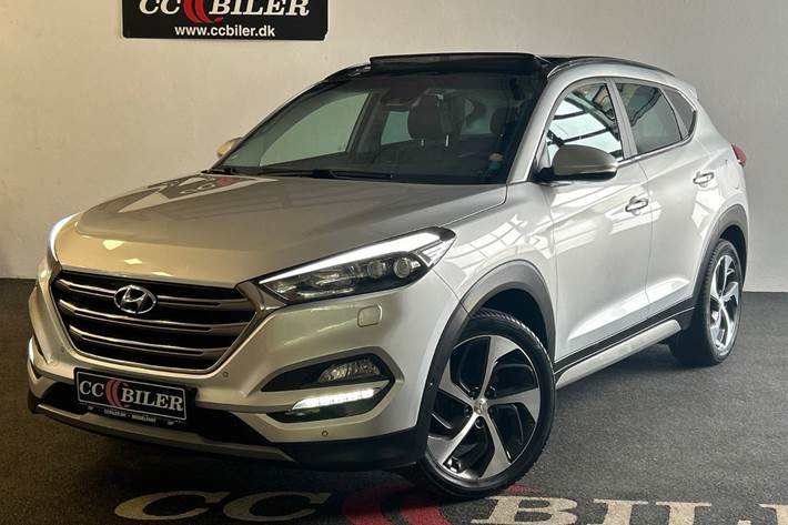 Grå Hyundai Tucson fra 2018