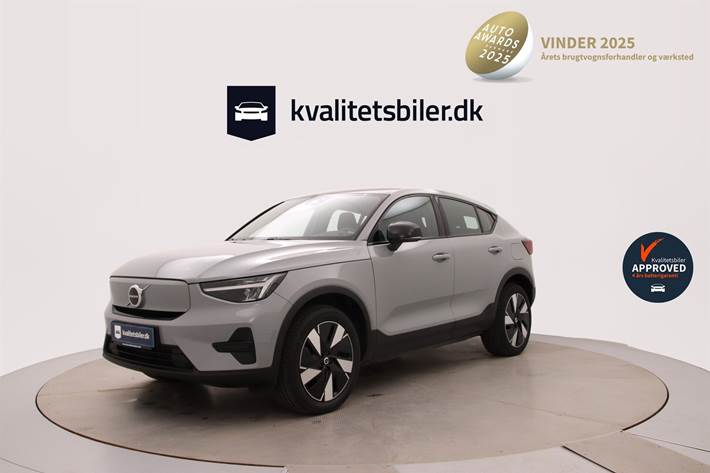 Grå Volvo C40 fra 2023