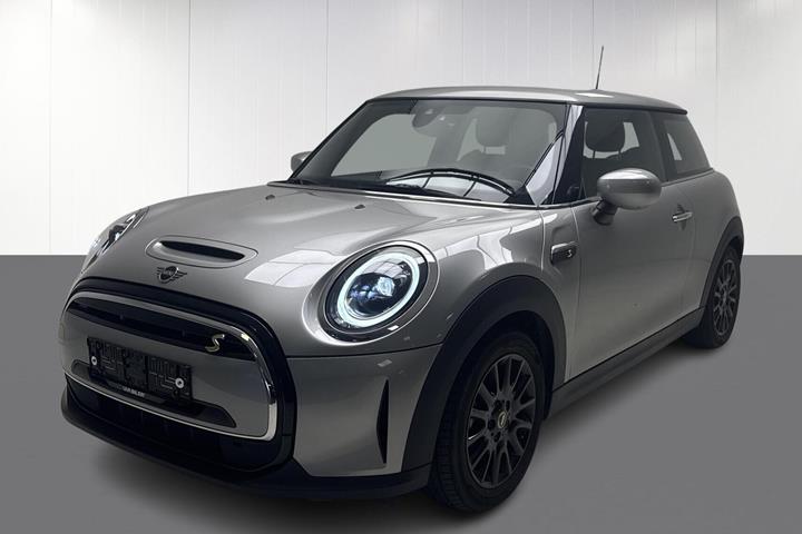 Grå Mini Cooper fra 2023 set udefra