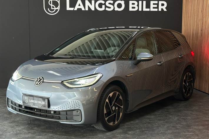 Blå VW ID.3 fra 2020