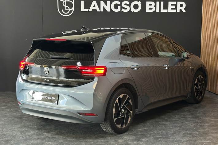 Blå VW ID.3 fra 2020