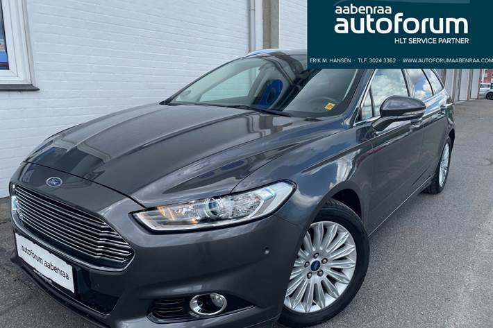 Grå Ford Mondeo fra 2016