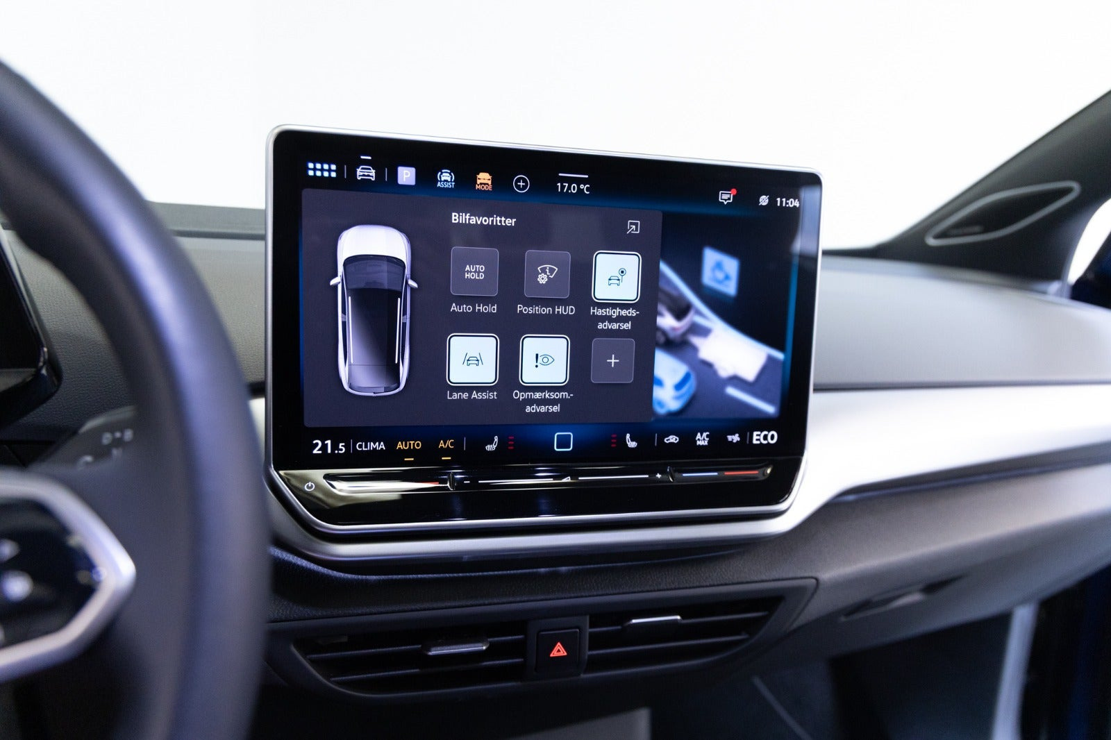 Blå VW ID.4 fra 2025