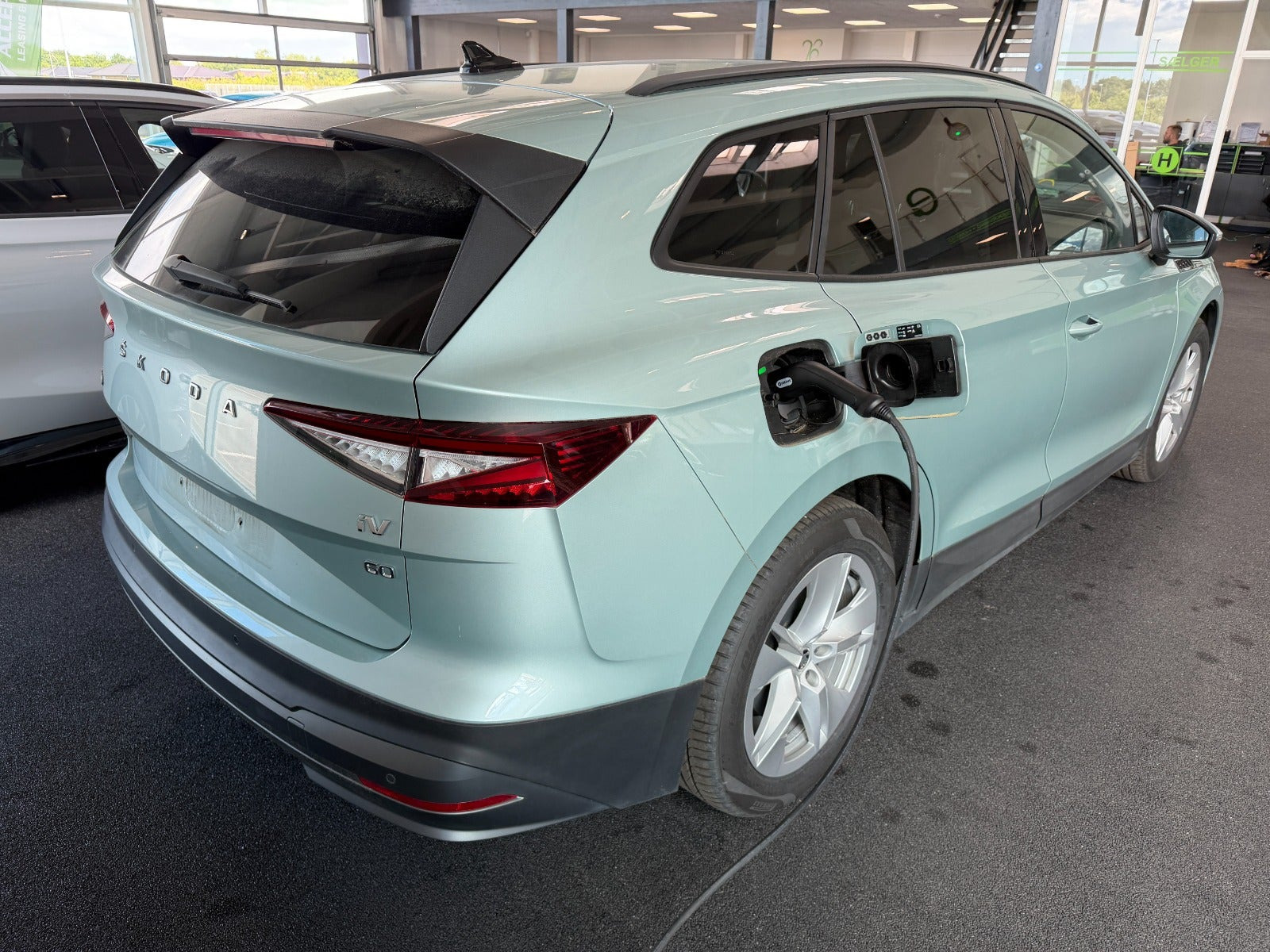 Sølv Skoda Enyaq fra 2023