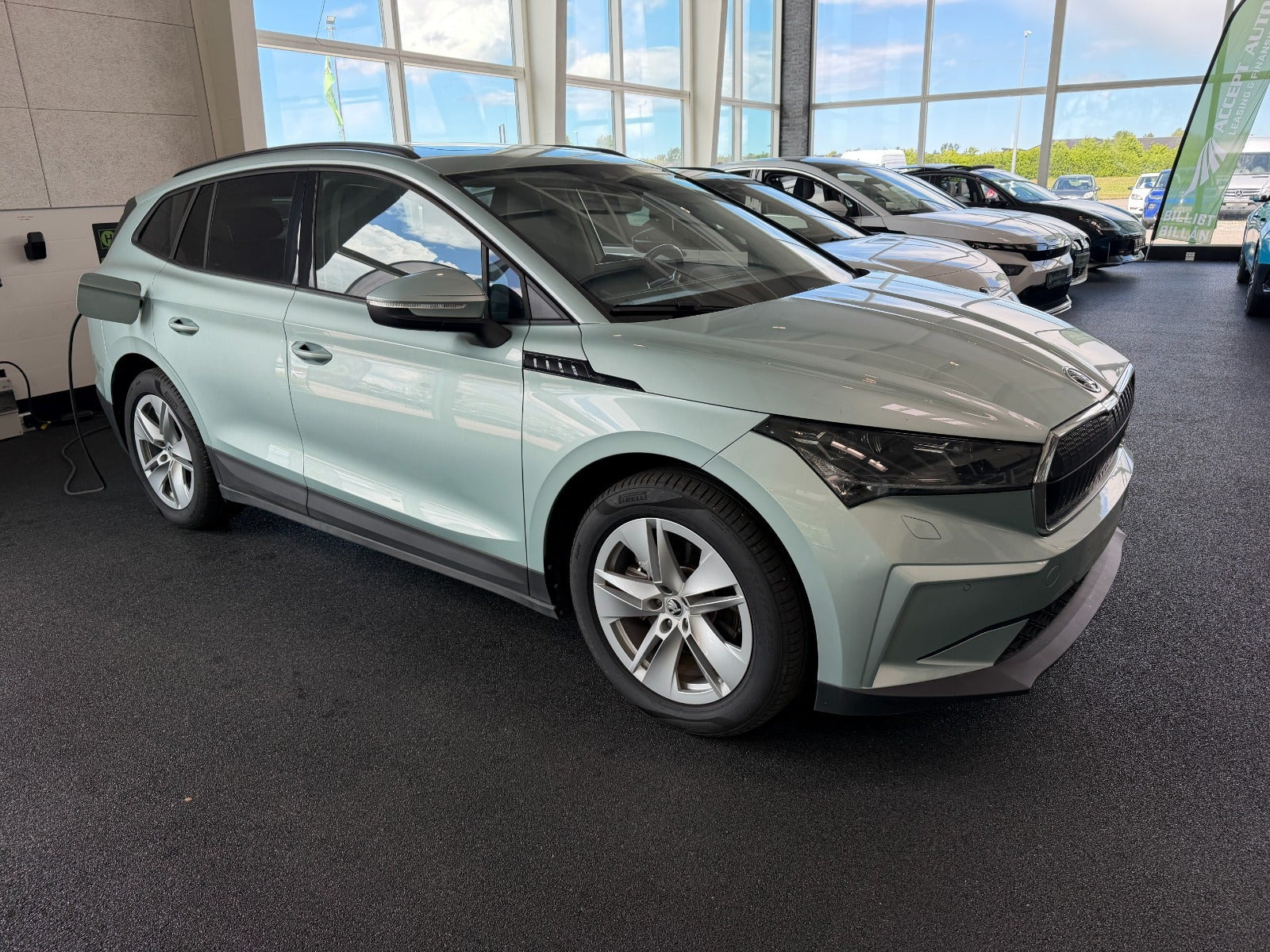 Sølv Skoda Enyaq fra 2023