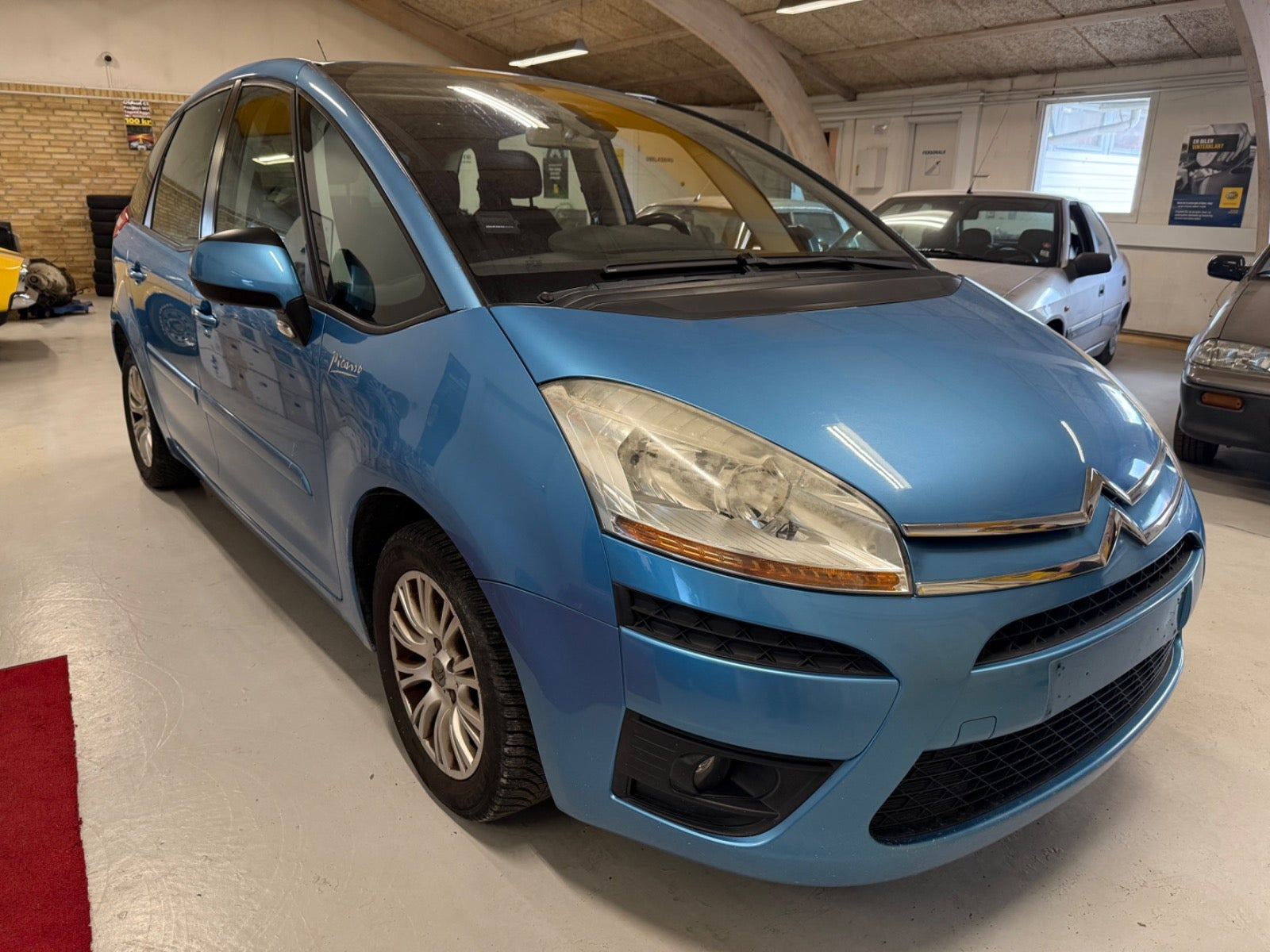 Blå Citroën C4 Picasso fra 2008