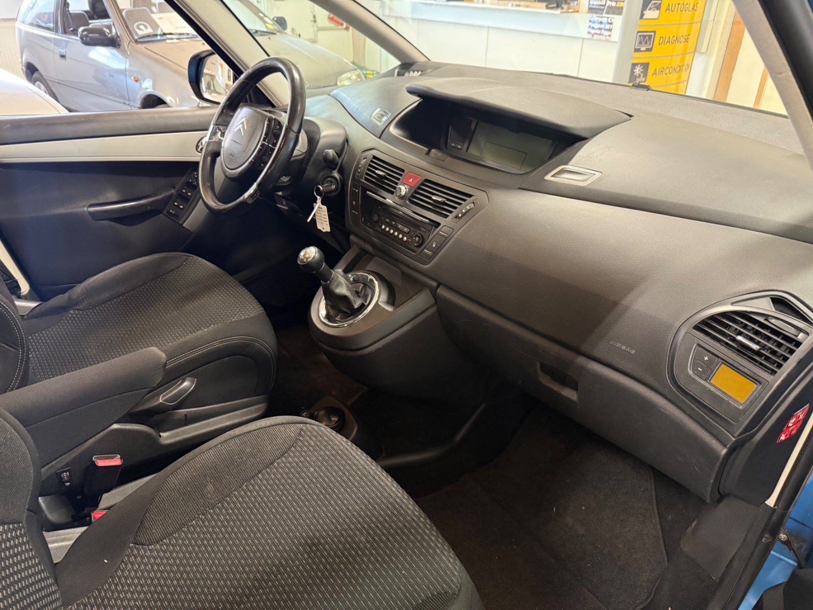 Blå Citroën C4 Picasso fra 2008