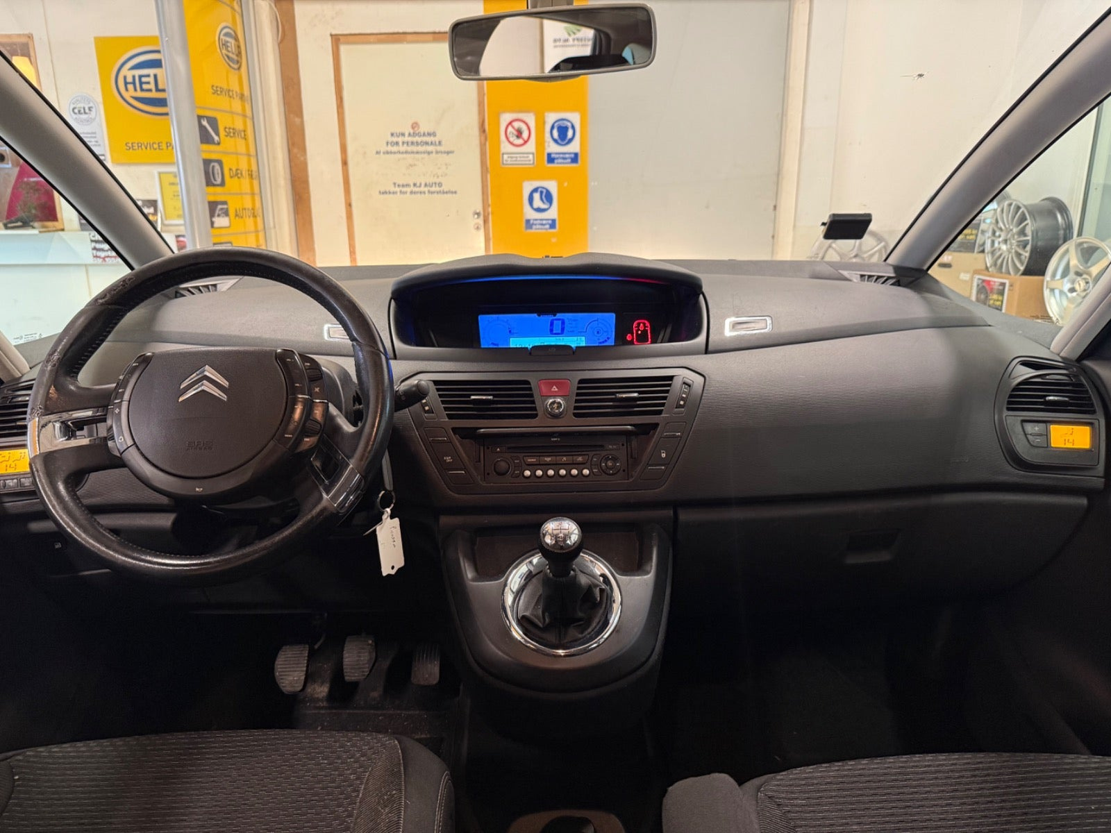 Blå Citroën C4 Picasso fra 2008