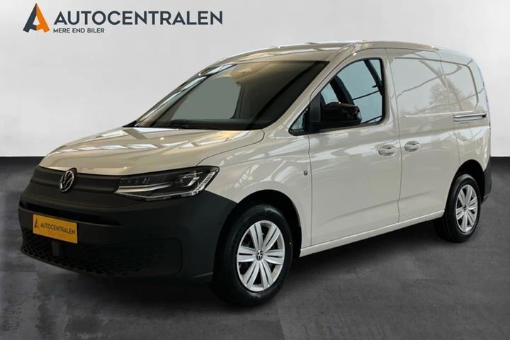 Hvid VW Caddy fra 2026