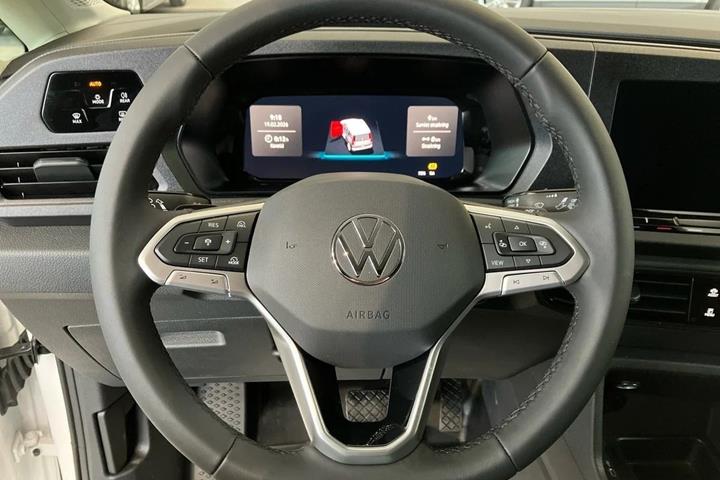 Hvid VW Caddy fra 2026