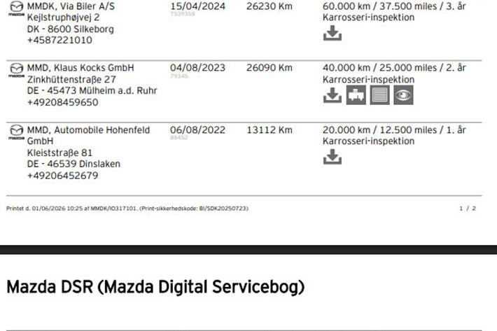 Hvid Mazda MX-30 fra 2021