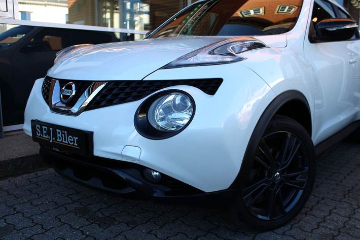 Hvid Nissan Juke fra 2015