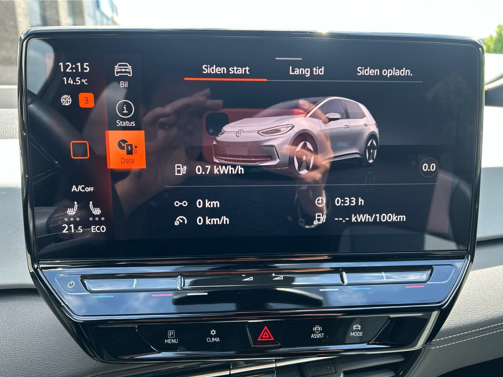 Hvid VW ID.3 fra 2023