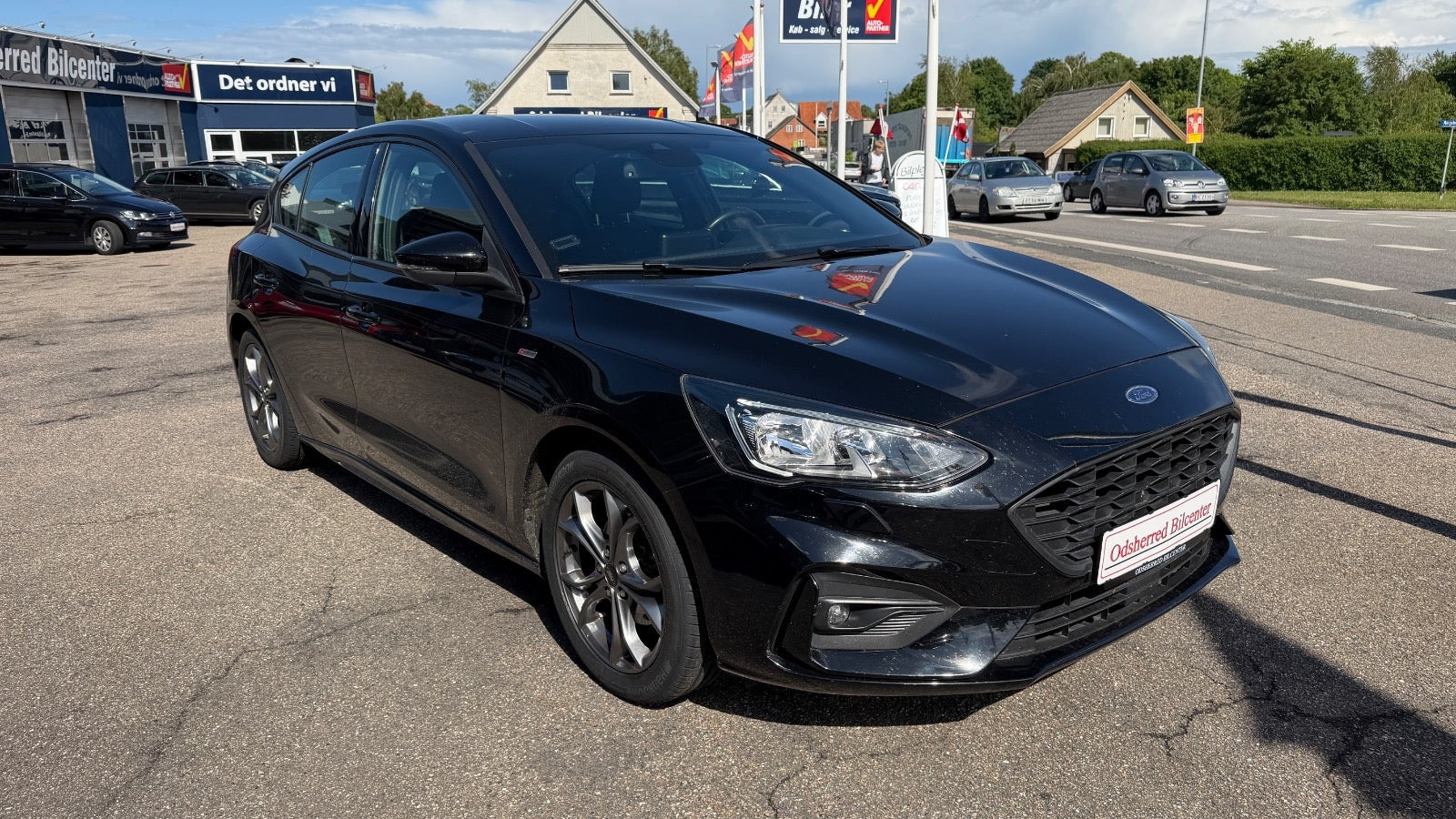 Sort Ford Focus fra 2019