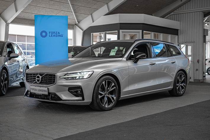 Sølv Volvo V60 fra 2019