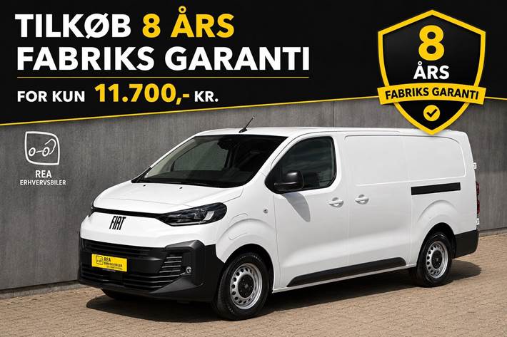 Hvid Fiat E-Scudo fra 2026
