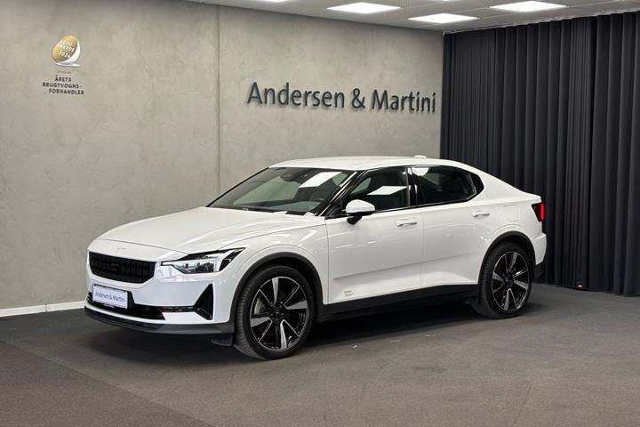 Hvid Polestar 2 fra 2023