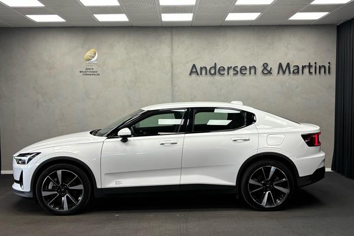 Hvid Polestar 2 fra 2023