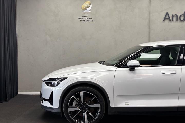 Hvid Polestar 2 fra 2023