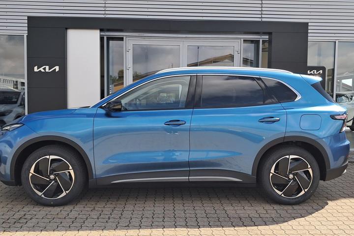 Blå MG MGS5 Electric fra 2026