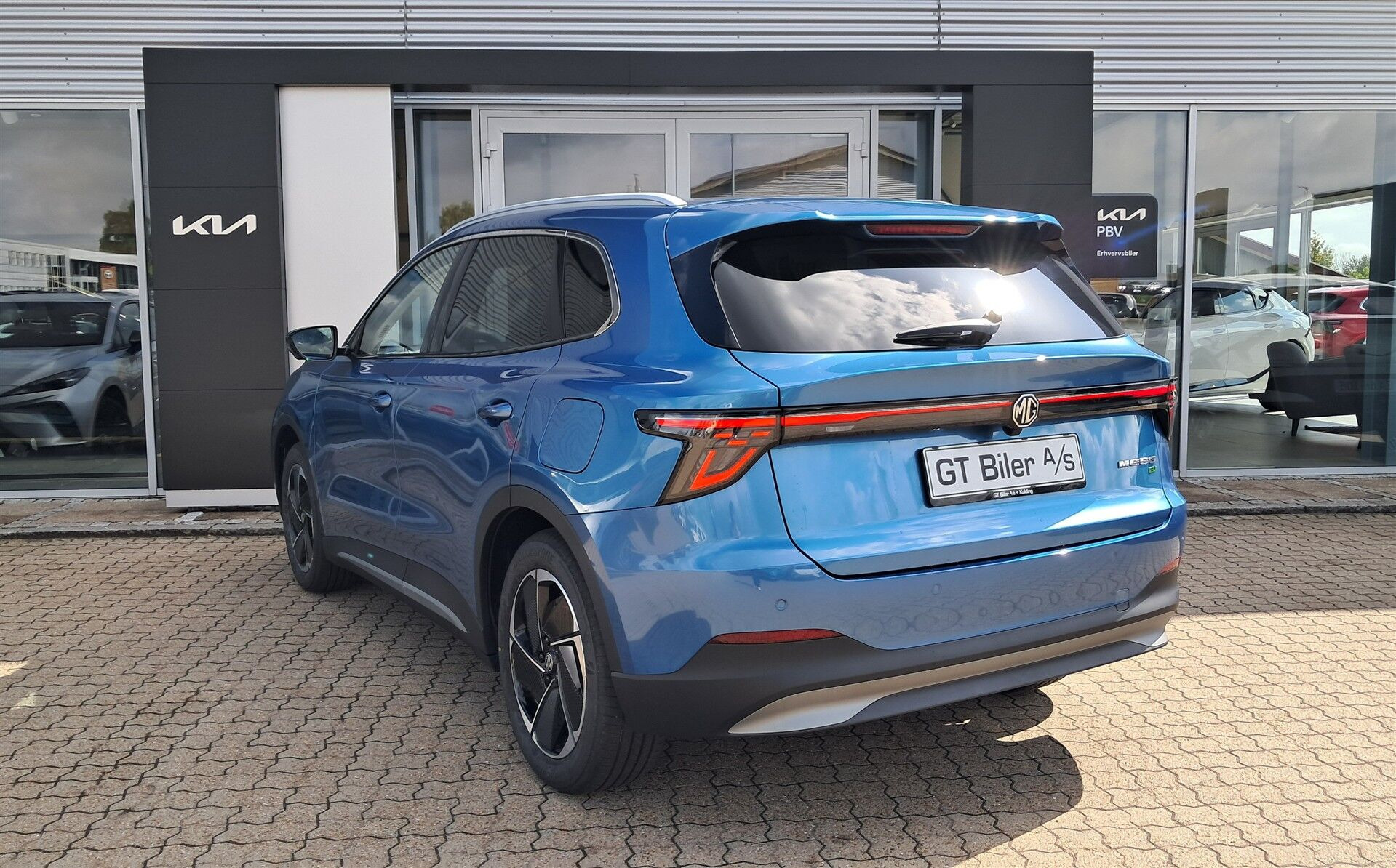 Blå MG MGS5 Electric fra 2026