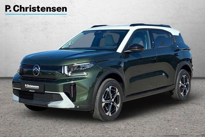 Grøn Citroën e-C3 Aircross fra 2025 set udefra
