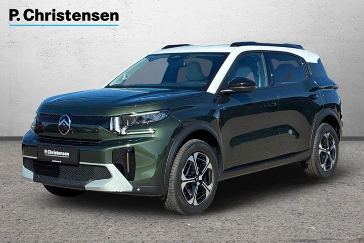 Grøn Citroën e-C3 Aircross fra 2025 set udefra