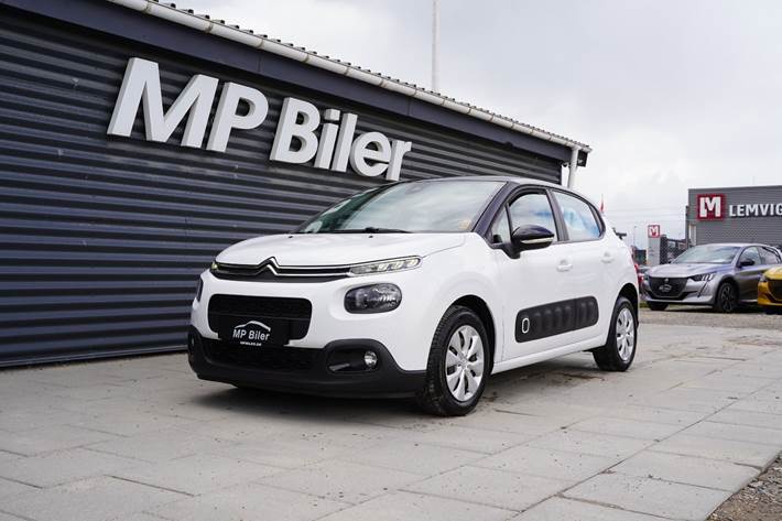 Hvid Citroën C3 fra 2016