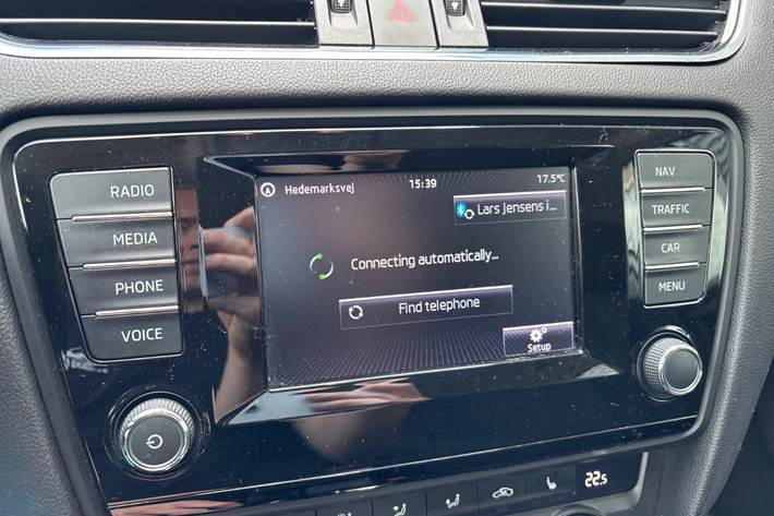 Hvid Skoda Octavia fra 2014