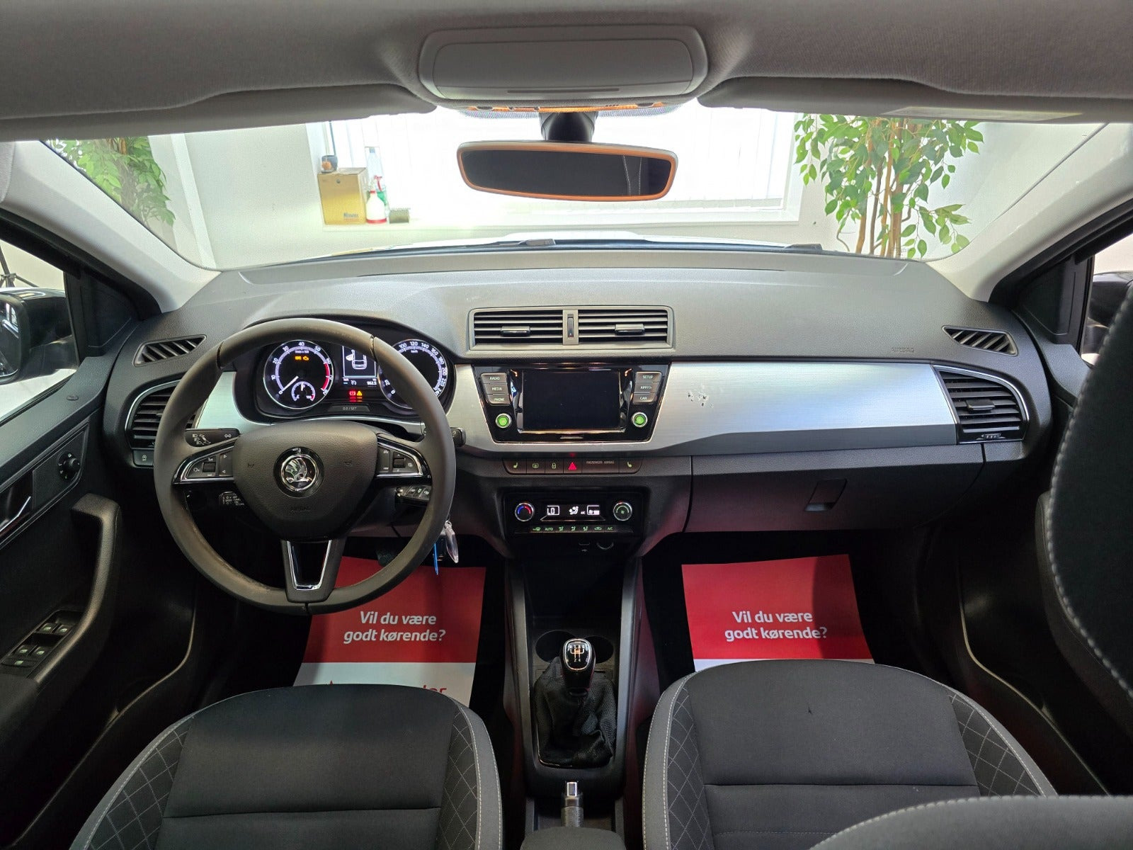 Sort Skoda Fabia fra 2020