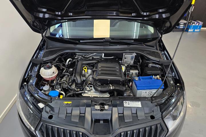 Sort Skoda Fabia fra 2020