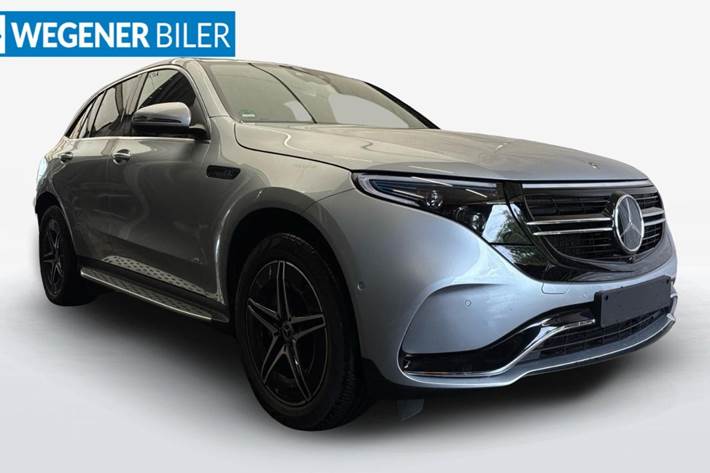 Sølv Mercedes EQC400 fra 2023