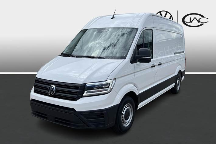 Hvid VW Crafter 35 fra 2026
