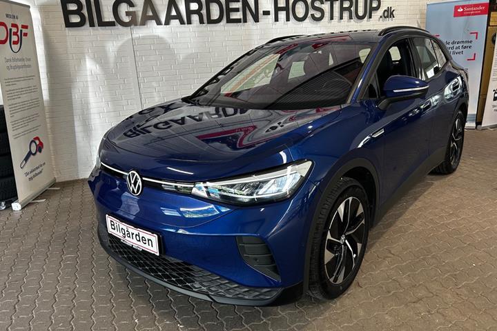 Blå VW ID.4 fra 2022 set udefra